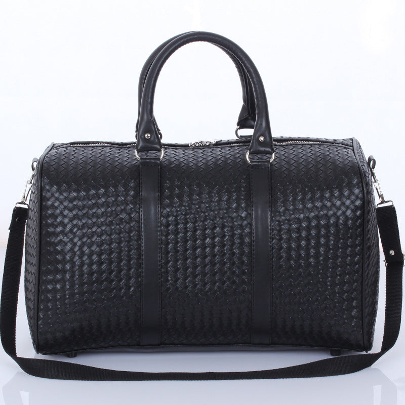 Woven Travel Shoulder Bag